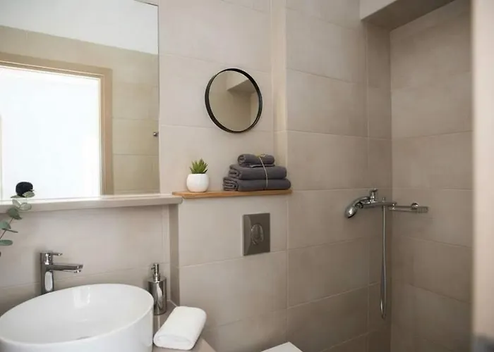 Tatil Evi Beautiful W Kitchen Right In Mykonos Center